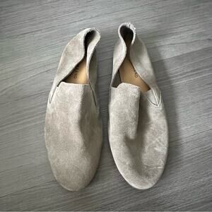 Lucky Brand Shoes Charsa Casual Slip On Flats Loafer Brown Suede 10